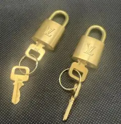 Louis Vuitton 南京錠 2点セット　各鍵2本付き 311 旅行　防犯