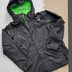 THE NORTH FACE 防水ジャケット ブラック/グリーン　M キッズ