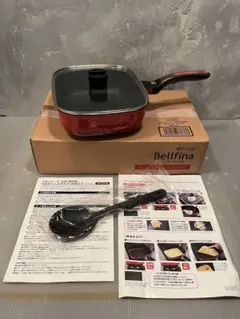 ベルフィーナ2点セット】マルチパンスクエア＆ダイヤモンドパン20cm