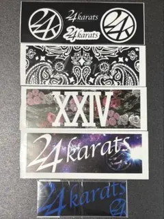 24karats ステッカー 5枚セット