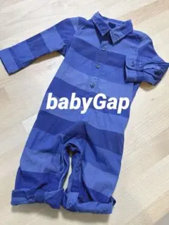 美品 baby gap ロンパース オーバーオール キッズ 男の子 80