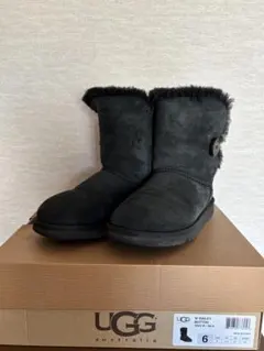 UGG W BAILEY BUTTON II ブラック 6