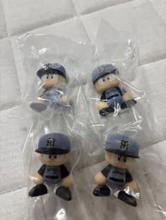 阪神タイガース フィギュア パワプロくん ならぶんです4体セット