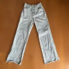 ライトブルー ストレートデニム XS グレイル