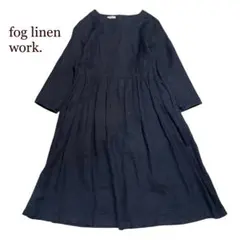 fog linen work アネッテVネックワンピース - メルカリ