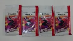 匿名配送//スパイダーマン コレクターブースター 日本語 4パック