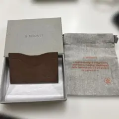 IL BISONTE イルビゾンテ　カードケース　ブラウン