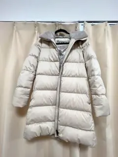 1386 未使用タグ付✨ANAYI マットタフタダウンコート 白 79,200円 