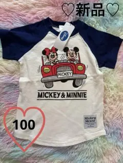 新品♡ディズニー♡ミッキー♡ミニー♡ラグラン半袖Tシャツのサムネイル