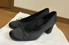 ZARA パンプス リボン ヒール