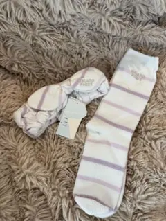 GELATO PIQUE ストライプソックス　ヘアバンド