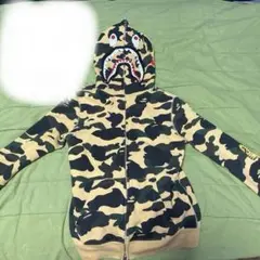 A BATHING APE シャークパーカー 迷彩 XS drip - メルカリ