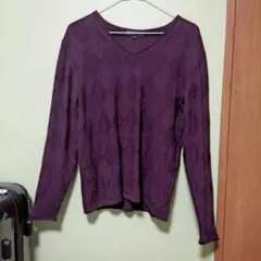 beauty＆youth アーガイル柄ニット