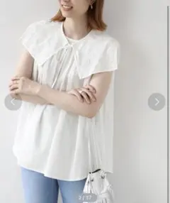 JOURNAL STANDARD relume レースカラーノースリーブブラウス