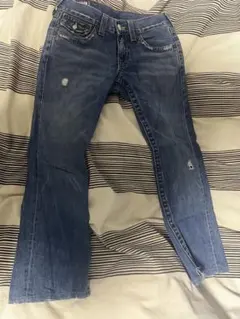 True Religion デニム ダメージ加工 34×34