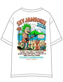 新品未使用SKYJAMBOREE2026 TM PaintTシャツ　ホワイトL
