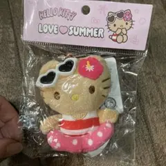 新品　オリーブヤング　日焼けキティ　キーホルダー