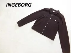 インゲボルグ　ピンクハウス　ストレッチ　ジャケット　ブラウン　Mのサムネイル