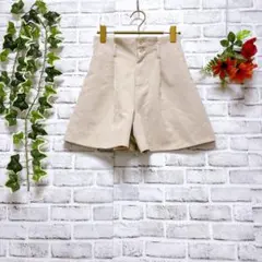 【COLZA】 コルザ （L） ショートパンツ サラサラ生地 ベージュ