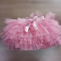 チュールつきスパッツ　ショート　パンツ 110