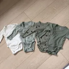 H&M ロンパース・カバーオール 4点セット