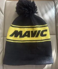 MAVIC ニット帽 黒/黄　マビック