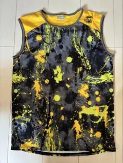 ATHLETA ノースリーブシャツ ショートパンツセット イエロー160