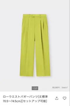 バギーパンツ ワイドパンツ