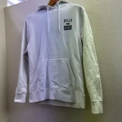 【値下げ】 BILLABONG ビラボン ロゴ パーカー Lサイズ ホワイト 白