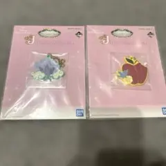 一番くじ ディズニープリンセス J賞 ラバーコレクション 2種