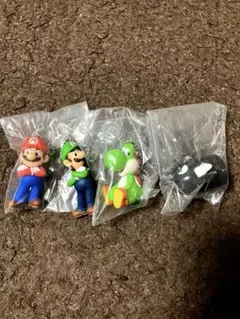 スーパーマリオ マスコットチャームコレクション チェーン 4個セット