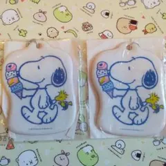 サーティーワンアイスクリーム　スヌーピー型パスケース　2個セット