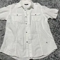 BURBERRY BLACK LABEL 半袖シャツ ホワイト サイズ3のサムネイル