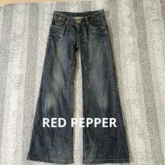 『RED PEPPER』デニムバギーパンツ