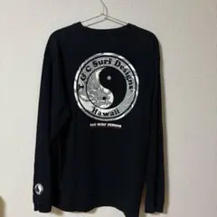 T&C SURF DESIGNS 龍プリント ロンT 黒 L