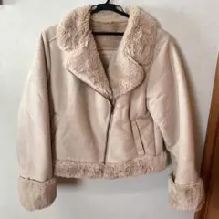 イング INGNI エコムートンライダース ジャケット ベージュ ボア