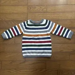H&M ストライプニットセーター 80