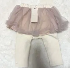 プティマイン レギンス付きチュールスカート ピンク