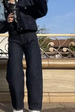 GU デニムセットアップ ジャケットM ズボンS