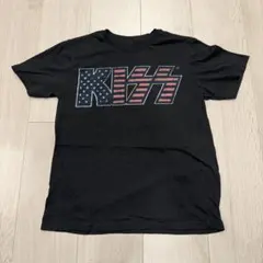 高*実様 KISS Tシャツ 古着　黒　ロゴ　バンド