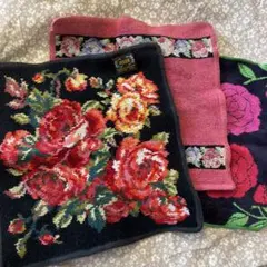 FEILER 花柄タオルハンカチなど 3枚セット