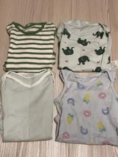 【美品】UNIQLOユニクロ ロンパース 70センチ〜90センチ セット価格