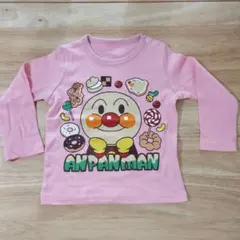 アンパンマン トレーナー 濃いピンク 90cm