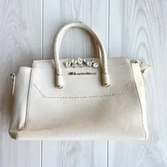 JILL by JILL STUART アイボリーハンドバッグ