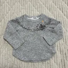 familiar ニット　トップス　グレー　100