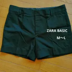 美品！ZARA BASIC ブラックショートパンツ