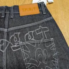 極太バギーデニムパンツ Ｌサイズ