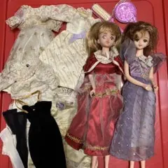 最終お値下げ　リカちゃん人形　ドレス　小物　レトロ　レア　セット