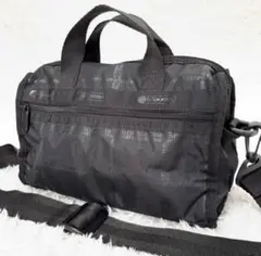 完売品 美品 レスポートサック ミニショルダーバック シャドウチェック 2way