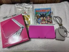 ✮美品桃鉄付✮NINTENDO　NEW3DSLL ピンク✕ホワイトRED-001